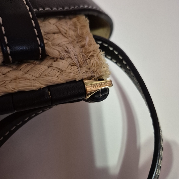 💯 Authentic Loewe Mini Raffia Gate crossbody bag - Picture 4 of 12